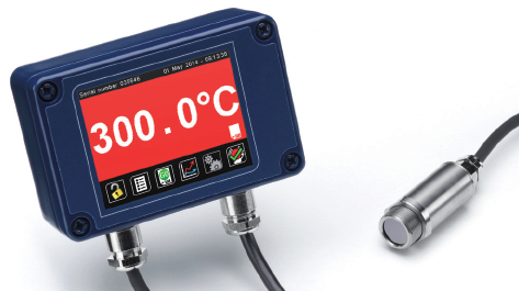 Miniture Infrared Temperature Sensors With Optical Touch Screen Display