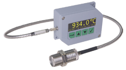 Ratio Pyrometer With Fibre Cable For Industrial Application